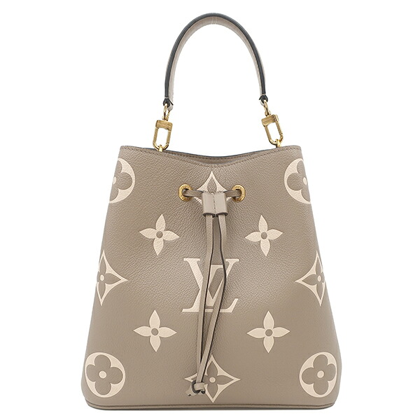 ルイヴィトン LOUIS VUITTON 2WAYバッグ ネオノエ MM モノグラムアンプラント バイカラーモノグラムアンプラントレザー トゥルトレールクレーム ゴールド金具 バイカラー M45555 RFID 【保存袋】 【中古】｜ブルークウォッチカンパニー 174,500円