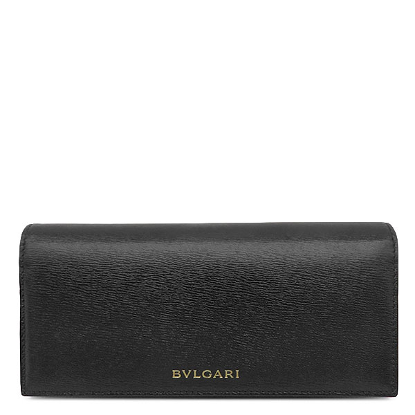 ブルガリ BVLGARI 長財布 ビー ゼロワン ゴートレザー カーフ ブラック ゴールド金具 黒 二つ折り チャーム付き 288229 【箱】 【中古】｜ブルークウォッチカンパニー