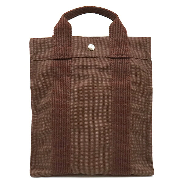 エルメス HERMES リュック・デイパック エールライン アド PM キャンバス ショコラ シルバー金具 鍵・カデナ欠品 【中古】|ブルークウォッチカンパニー