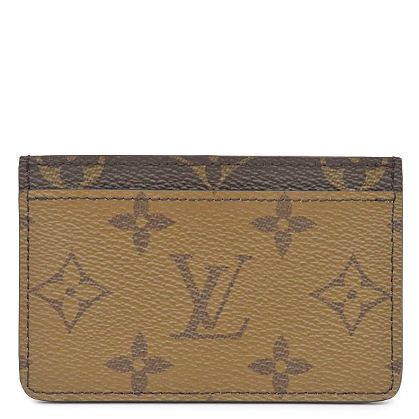 ルイヴィトン LOUIS VUITTON カードケース ポルト カルト サーンプル モノグラムキャンバス モノグラムリバースキャンバス モノグラムリバース 茶 M69161 RFID 【箱】 【中古】｜ブルークウォッチカンパニー