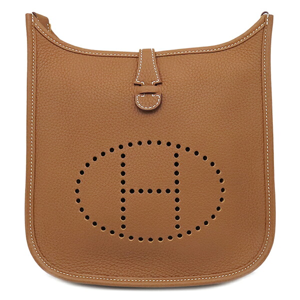 エルメス HERMES ショルダーバッグ エヴリン 23 トリヨンクレマンス ゴールド シルバー金具 茶 エブリン 2026年製 G 【箱】 【中古】｜ブルークウォッチカンパニー