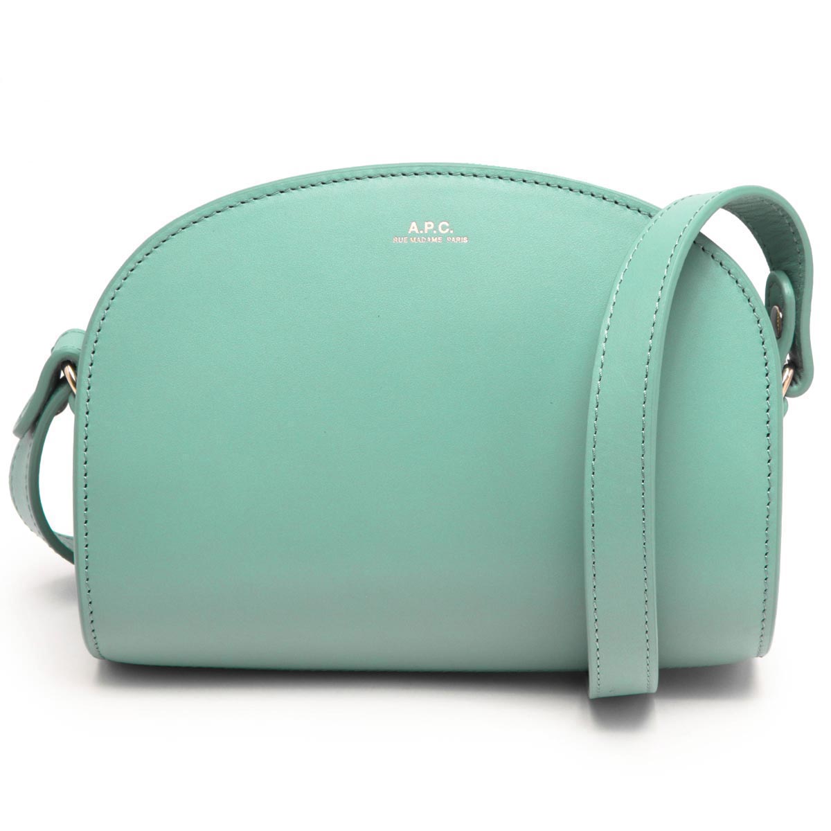 楽天市場 アーペーセー ショルダーバッグ バッグ レディース ハーフムーン ミニ ターコイズブルー F Pxbgo Iad A P C ブルークウォッチカンパニー