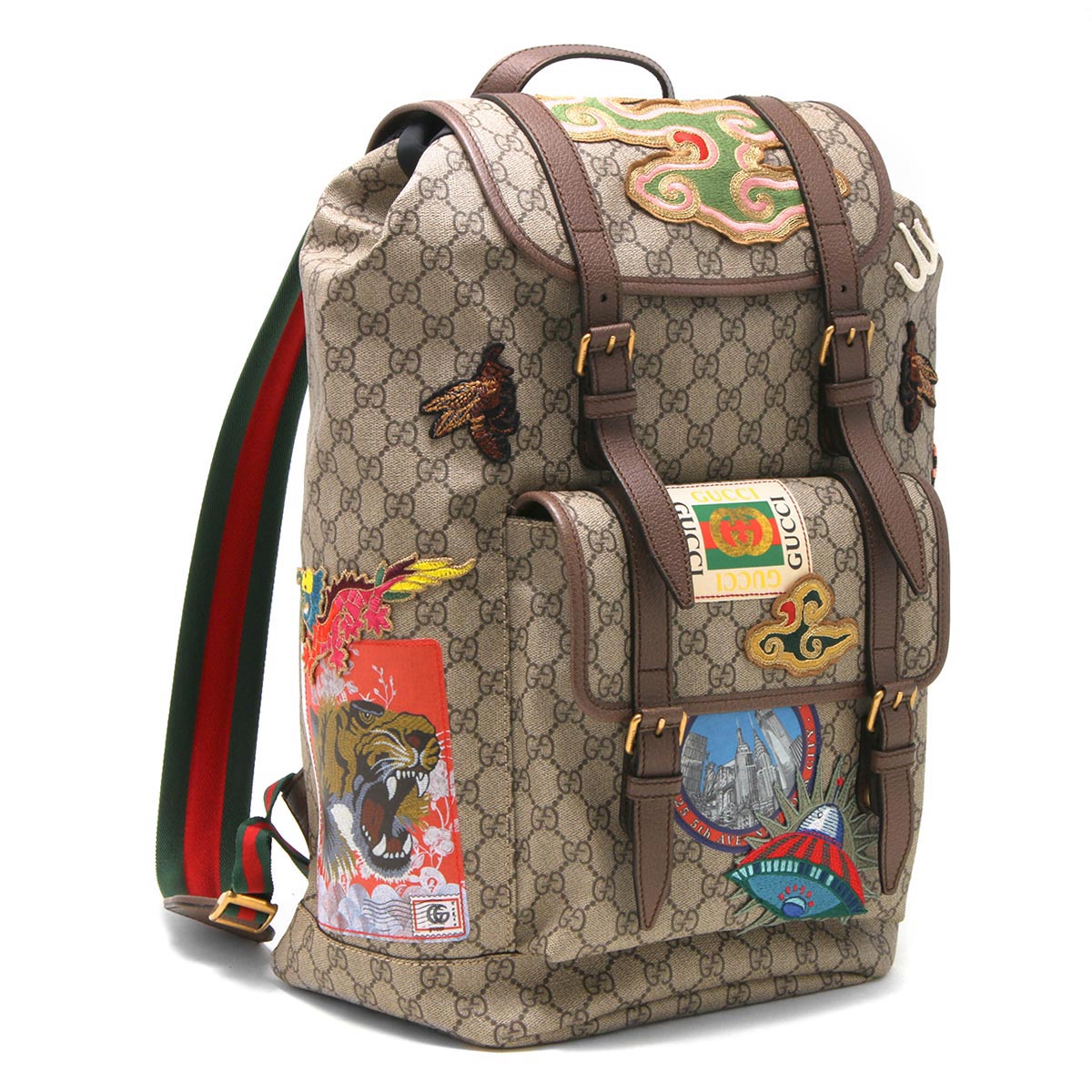 グッチ リュックサック バックパック メンズバッグ 旅行用バッグ バッグ メンズ Ggスプリーム Ggスプリーム ベージュ エボニー ブラウン Vrv K9rpt 8414 Gucci ブルークウォッチカンパニー 送料無料 グッチ Gucci バッグ リュックサック K9rpt 8414