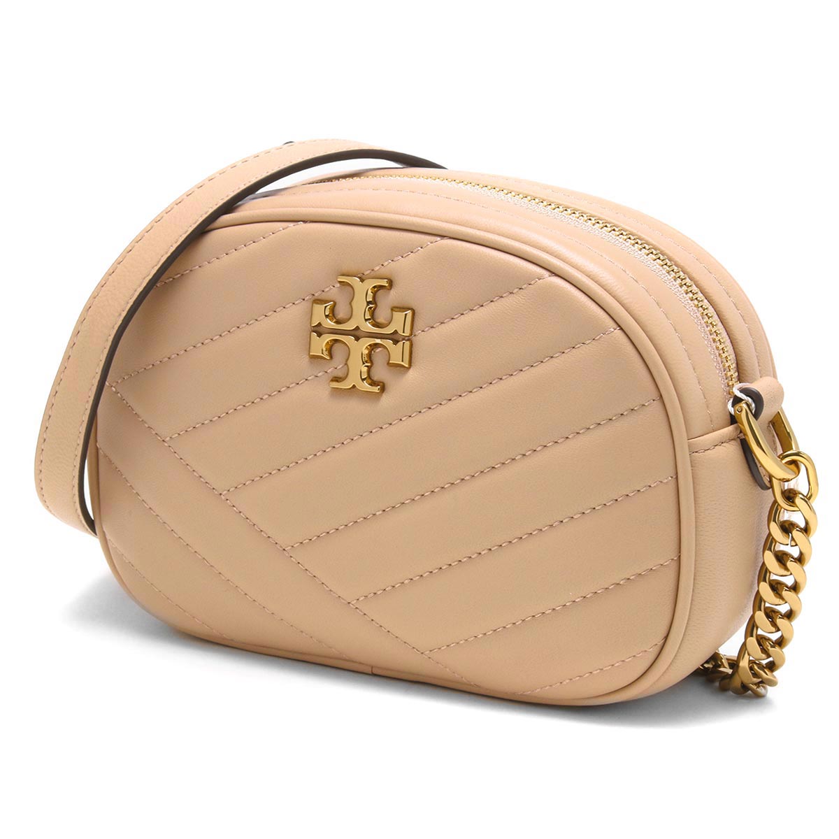 トリーバーチ ショルダーバッグ バッグ レディース キラ シェブロン スモール デヴォンサンドピンクベージュ 60227 288 TORY BURCH  | ブルークウォッチカンパニー