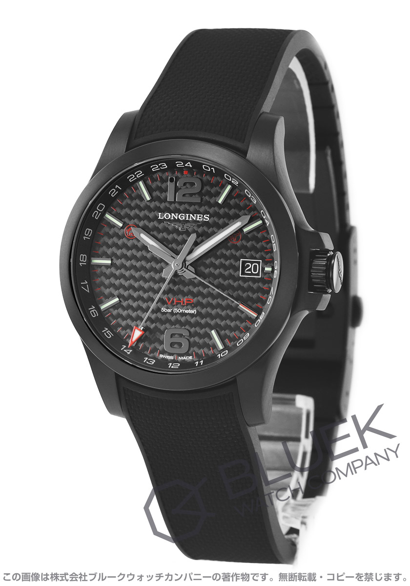 楽天市場】【中古】ロンジン コンクエスト V.H.P. GMT(L3.728.2.56.6