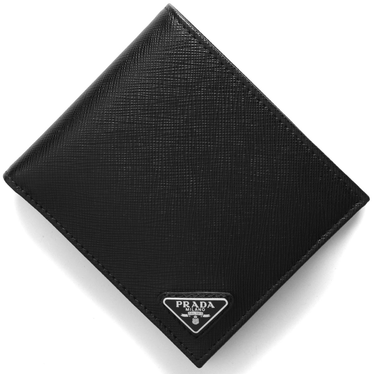 楽天市場 プラダ 二つ折り財布 財布 メンズ Saffiano Triang ブラック 2mo738 Qhh F0002 Prada ブルークウォッチカンパニー