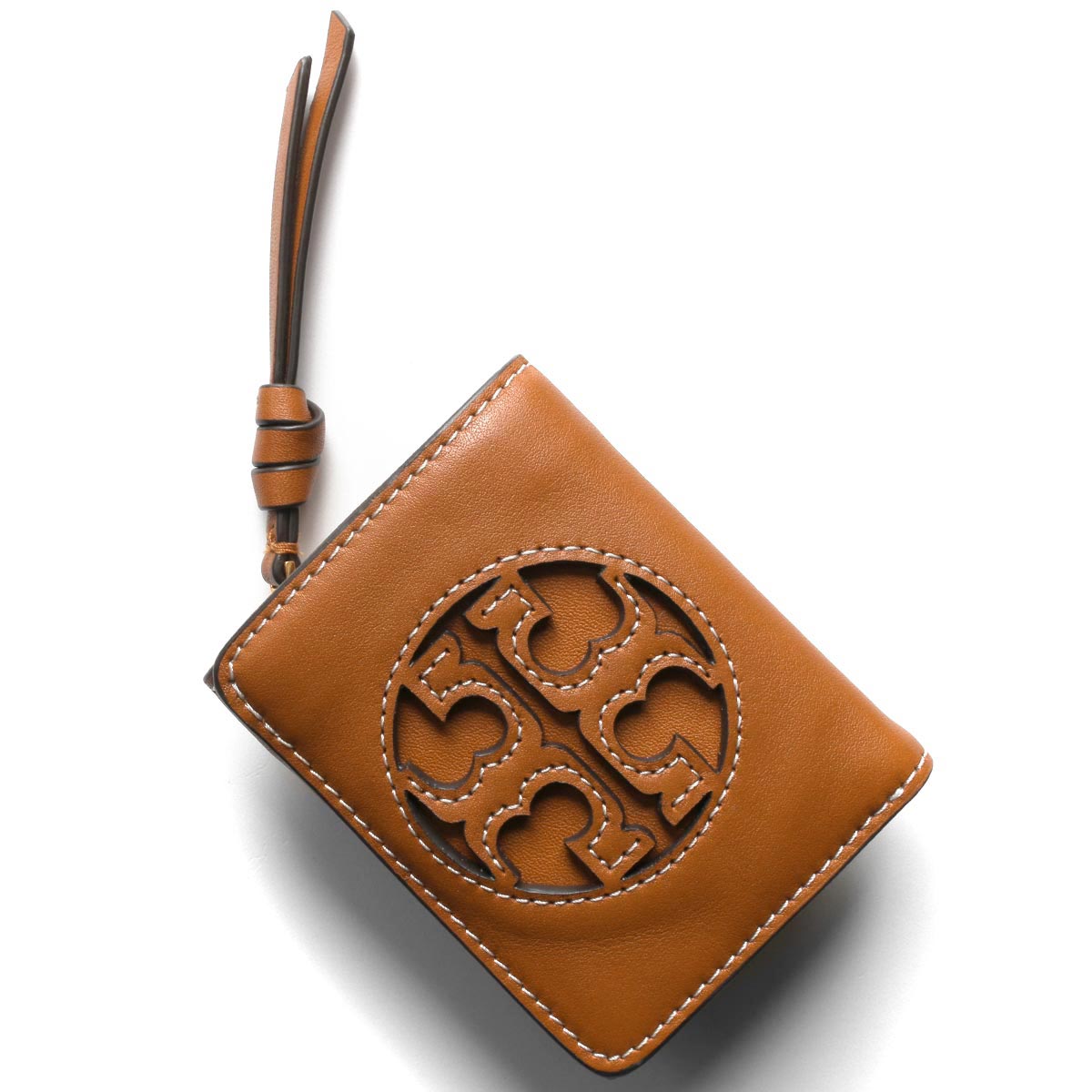 楽天市場 トリーバーチ 三つ折り財布 ミニ財布 財布 レディース ミラー マイクロ エイジキャメロブラウン 268 年春夏新作 Tory Burch ブルークウォッチカンパニー