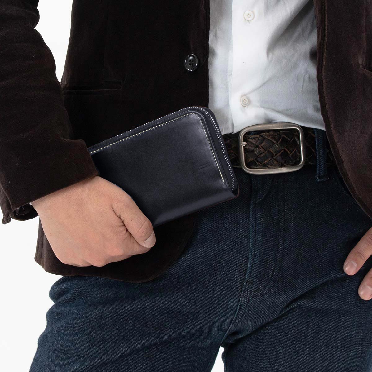 ホワイトハウスコックス メンズ 長財布 財布 メンズ エイジング 財布 ネイビー S2722 Navy ネイビー Whitehouse Cox ブルークウォッチカンパニー 送料無料 ホワイトハウスコックス Whitehouse Cox 財布 長財布 S2722 Navy 新品