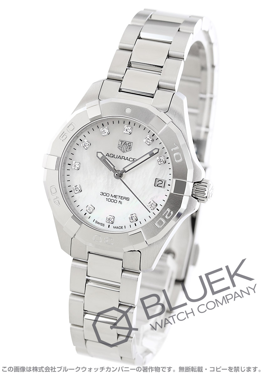 楽天市場 3 4 3 11限定 1 000円offクーポン対象 タグホイヤー アクアレーサー 300m防水 ダイヤ レディース Wbd1314 Ba0740 ブルークウォッチカンパニー