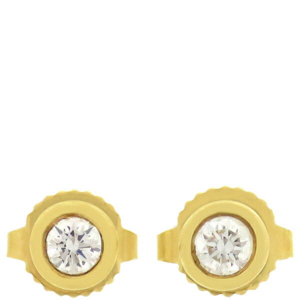 楽天市場】ティファニー ピアス K18PG ダイヤ0.14ct エルサ
