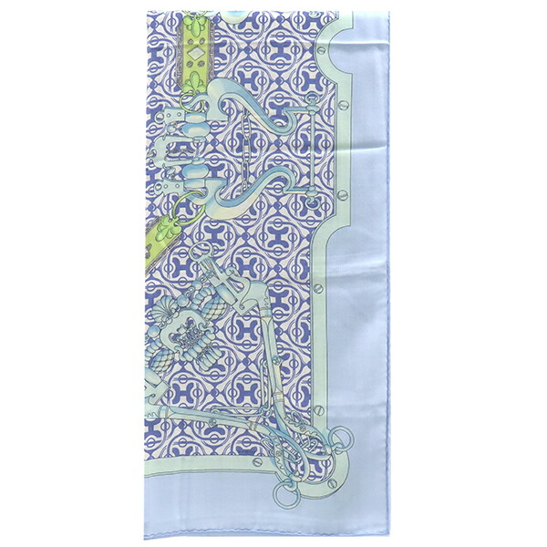 【美品】HERMES　ストール　パッチワーク　シルク HERMES エルメス Patchwork Horse Shawl パッチワーク ハウス