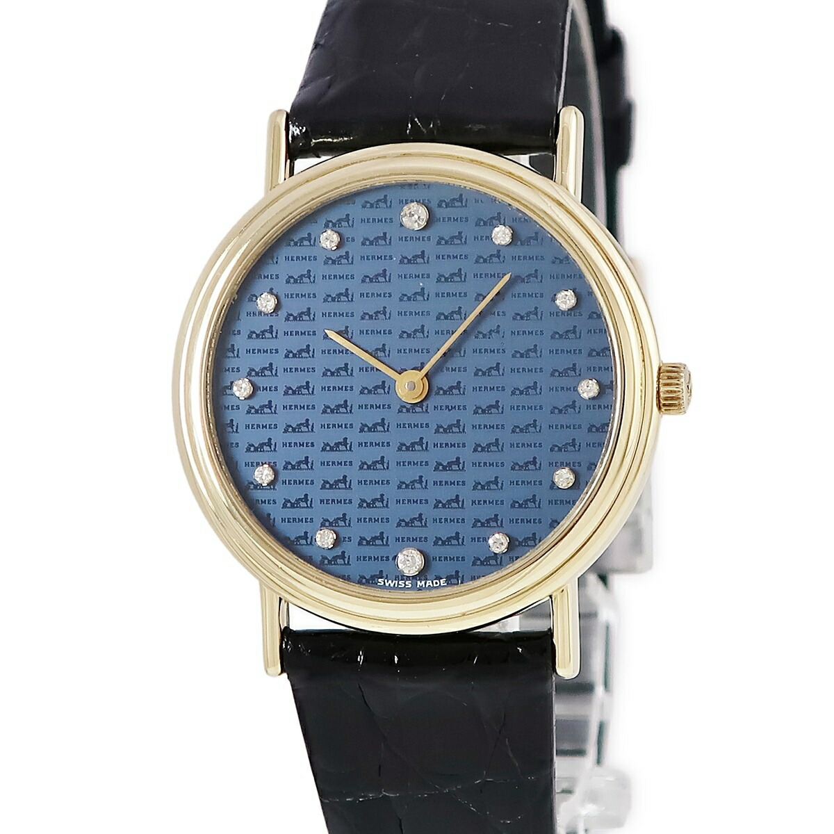 楽天市場】エルメス HERMES マゼラン K18YG デイト クォーツ