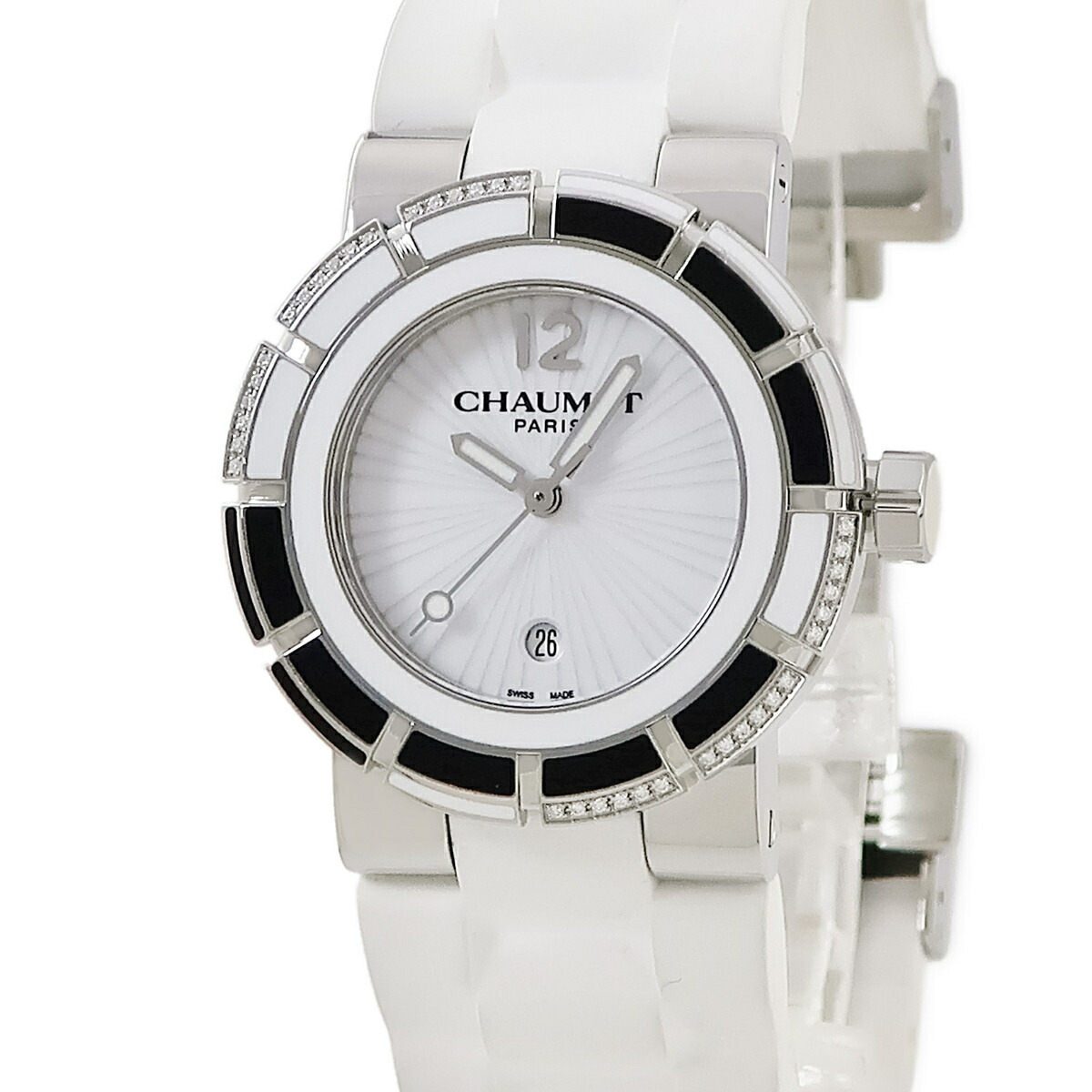 楽天市場】【緑屋質屋】ショーメ ケイシス ダイヤベゼル ブルーシェル