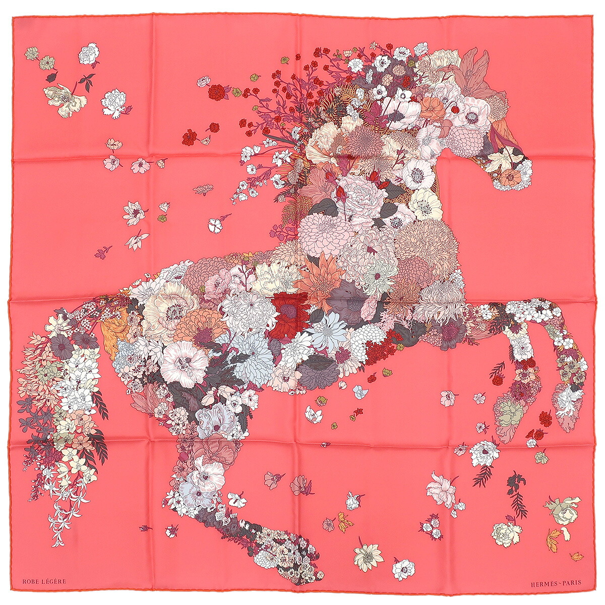 楽天市場】エルメス カレ90・Des fleurs pour le dire・花の手紙