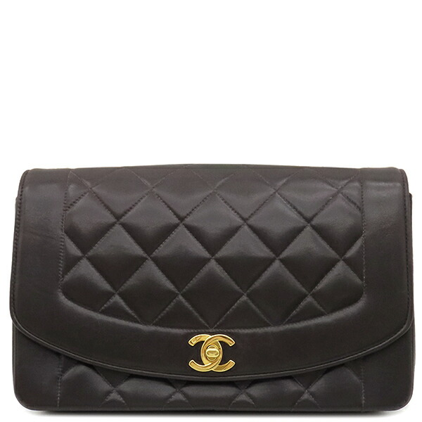 限界値下中CHANEL マトラッセ25 ダイアナ　黒ラムスキン ショルダーバッグ 限界値下中CHANEL マトラッセ25 ダイアナ 黒ラムスキン ショルダーバッグ