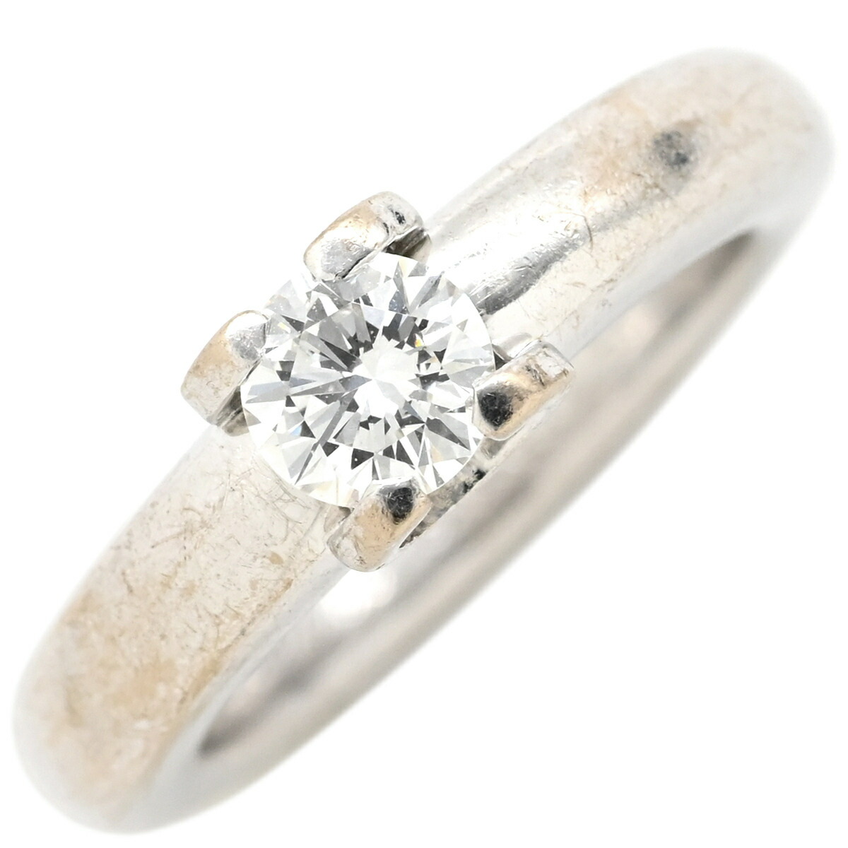 楽天市場】カルティエ 指輪 Cドゥ ソリテール ダイヤ リング 750YG 立