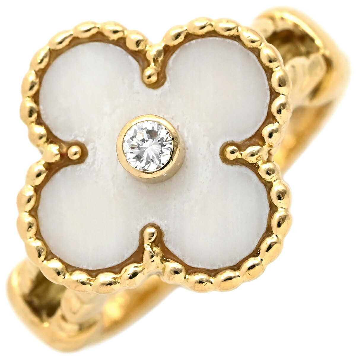 楽天市場】ヴァンクリーフ＆アーペル 指輪 K18YG ダイヤ12P(0.48