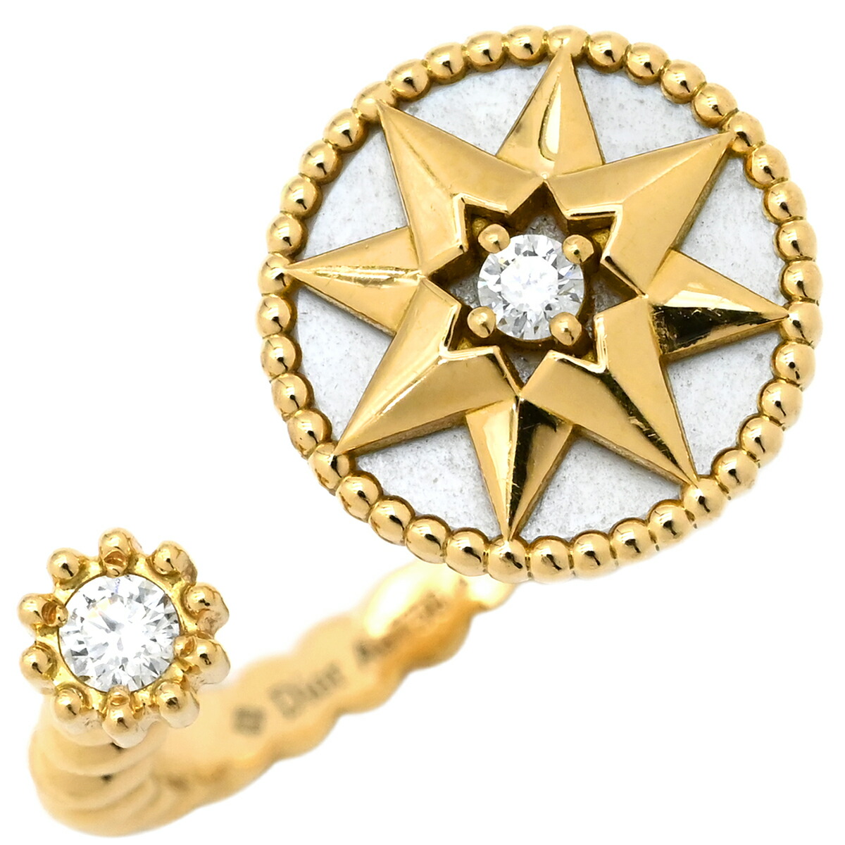 楽天市場】クリスチャンディオール Christian Dior リング ローズ