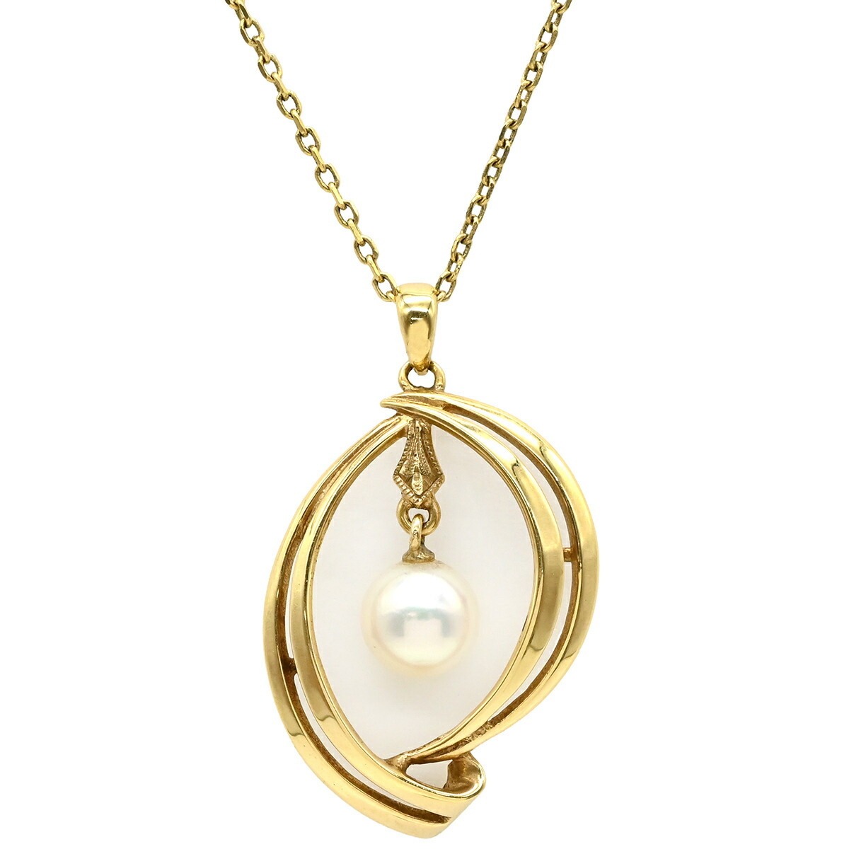 楽天市場】MIKIMOTO ミキモト 5連 パール ネックレス K14YG イエロー