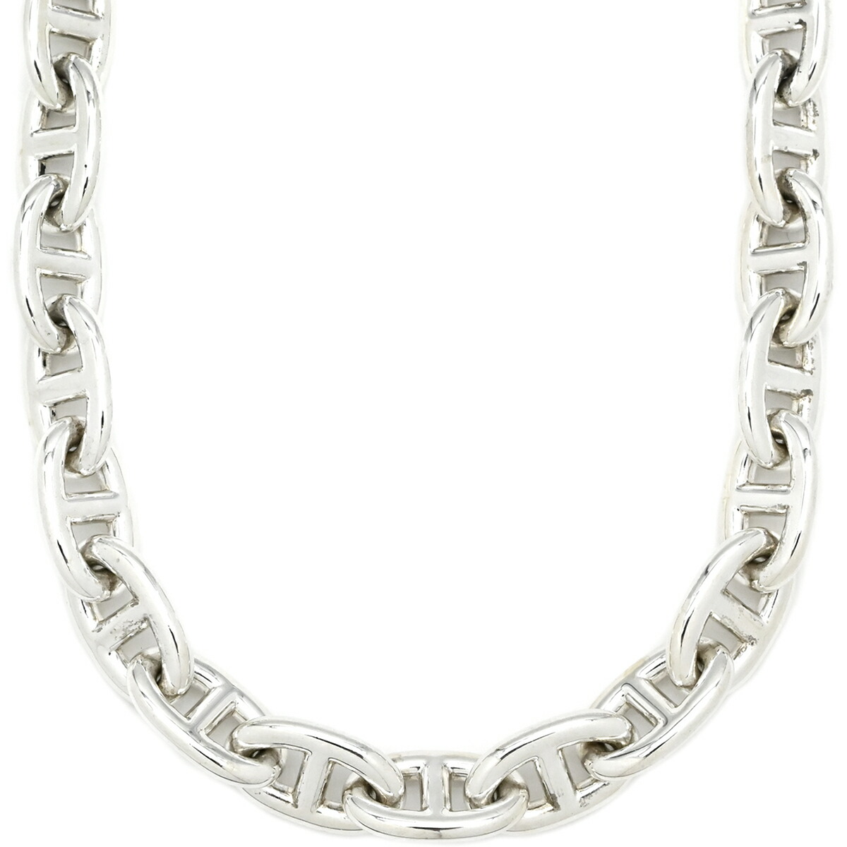 楽天市場】HERMES エルメス シェーヌダンクル MM 36コマ シルバー