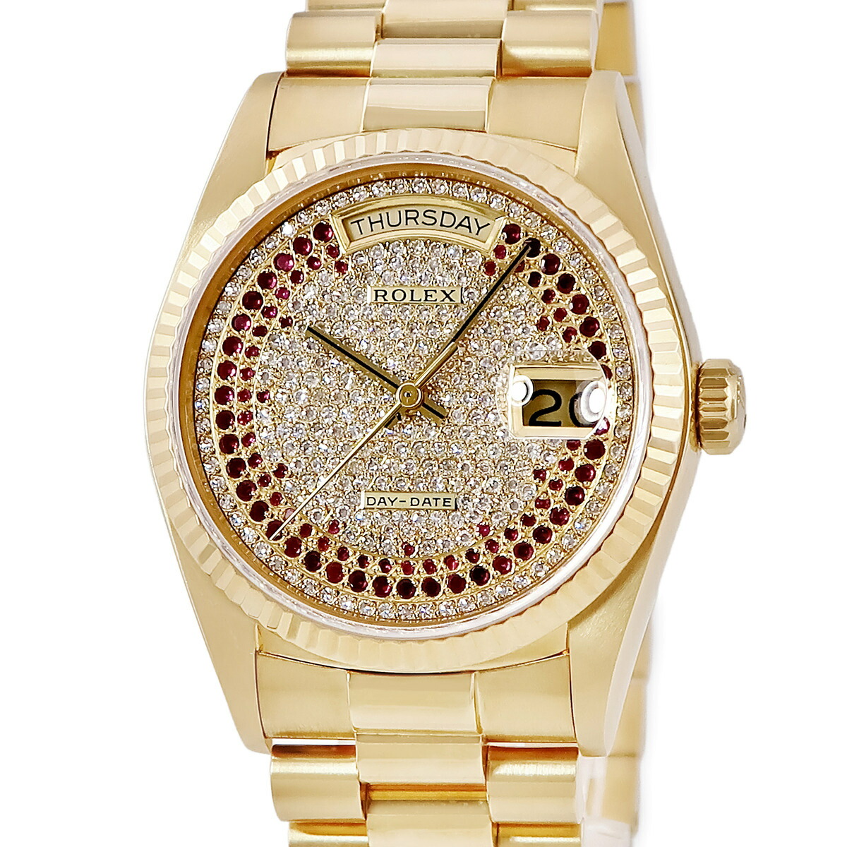 楽天市場】ROLEX ロレックス デイデイト K18YG イエローゴールド 純正