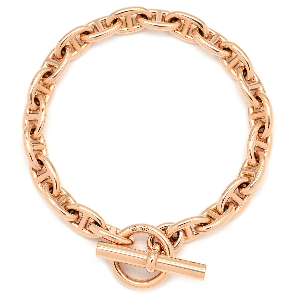 楽天市場】エルメス シェーヌダンクル TPM 24コマ K18ピンクゴールド