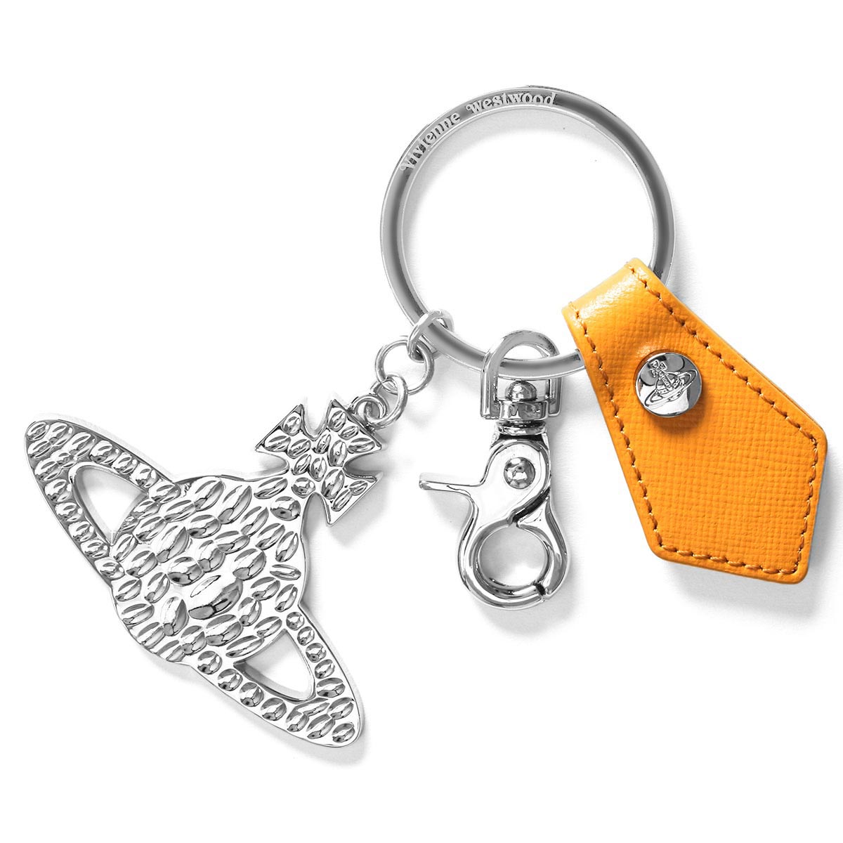 ヴィヴィアンウエストウッド キーリング キーホルダー アクセサリー メンズ レディース デビー ハマードゥ オーブ イエローシルバー E401