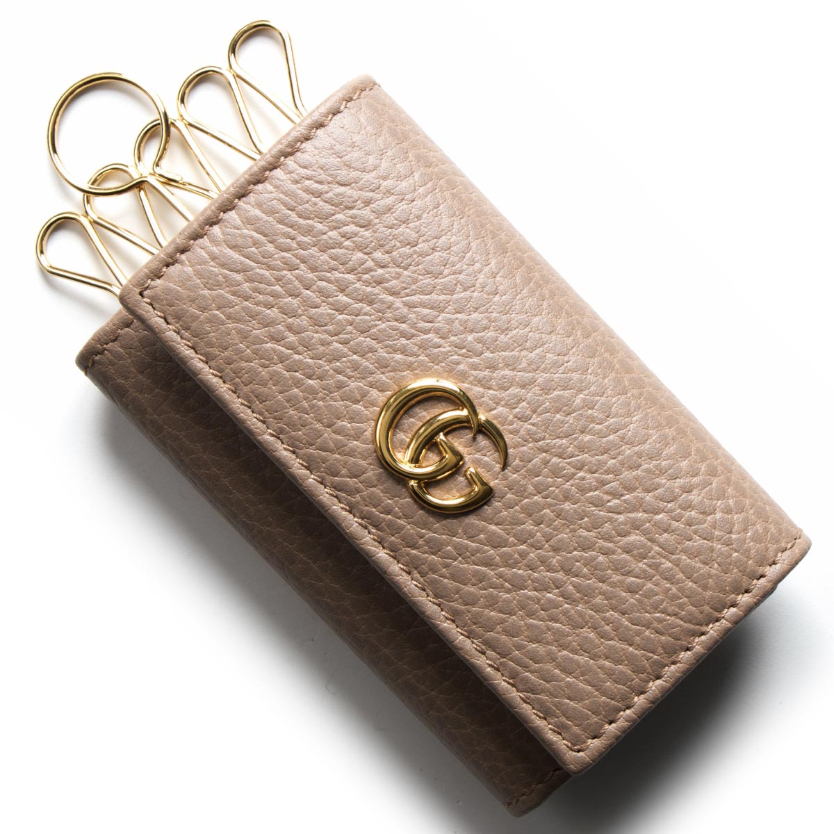 Gucci - グッチ 6連キーケース GG プチマーモント レザー 456118 GUCCI