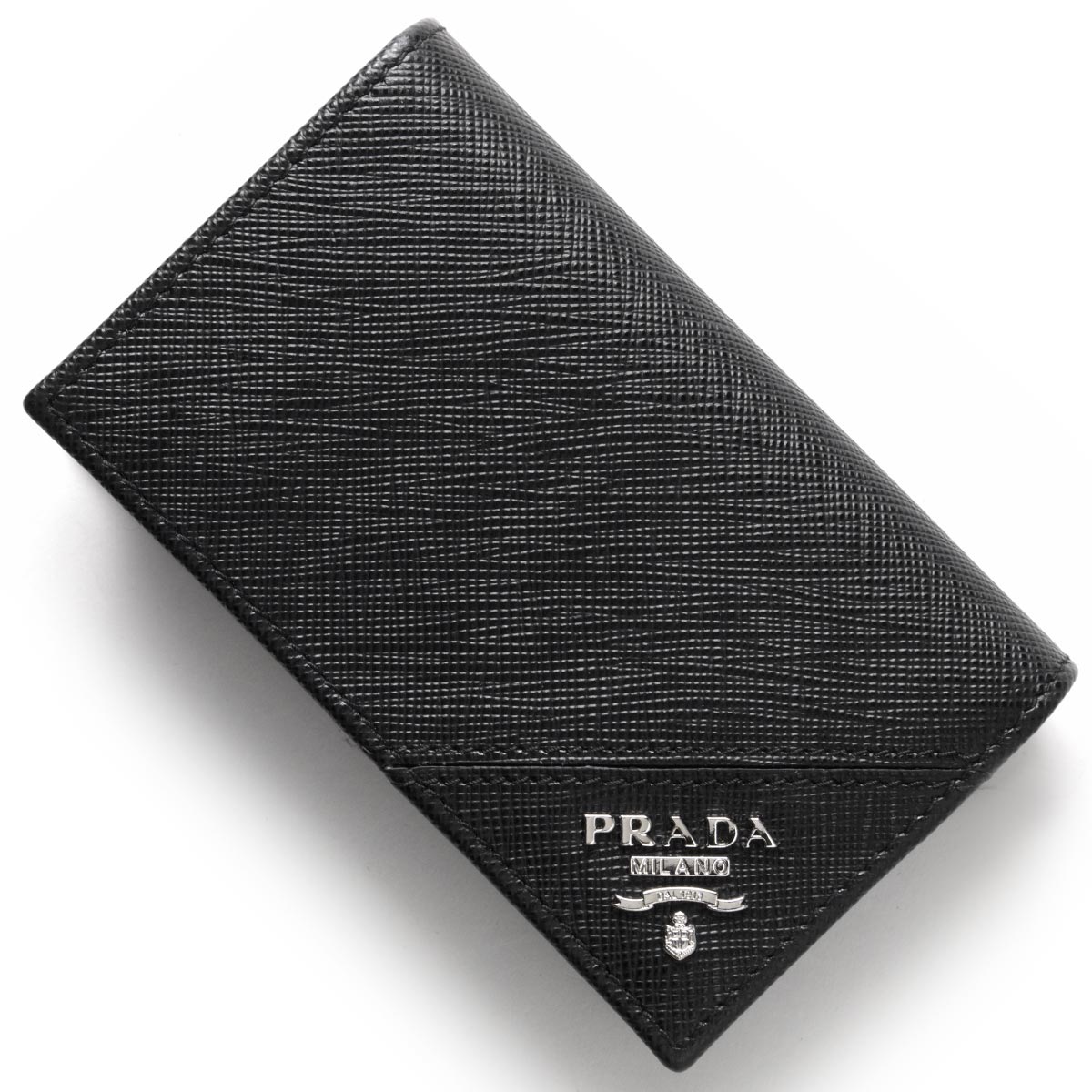 プラダ Metal カードケース プラダ メンズ レディース Saffiano Qme Metal ブラック 2mc122 Qme F0002 Prada ブランドショップ ブルーク 送料無料 プラダ Prada ファッション小物 カードケース 2mc122 Qme F0002 新品