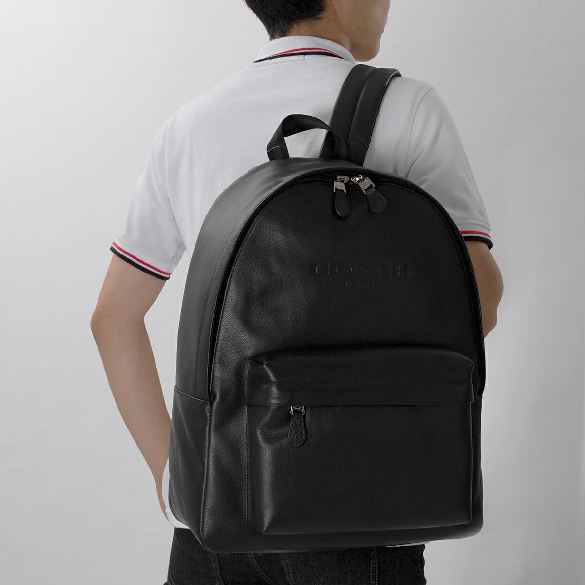 お歳暮 コーチ リュックサック バックパック バッグ メンズ チャールズ Charles ブラック F Blk Coach 新品即決 Reboa Eu