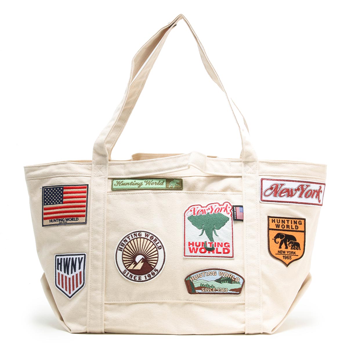 人気満点 楽天市場 ハンティングワールド トートバッグ ハンドバッグ バッグ メンズ レディース ドッグ パッチ ワッペン アイボリーホワイト 5024 Dp6 Hunting World ブランドショップ ブルーク 公式の Www Faan Gov Ng