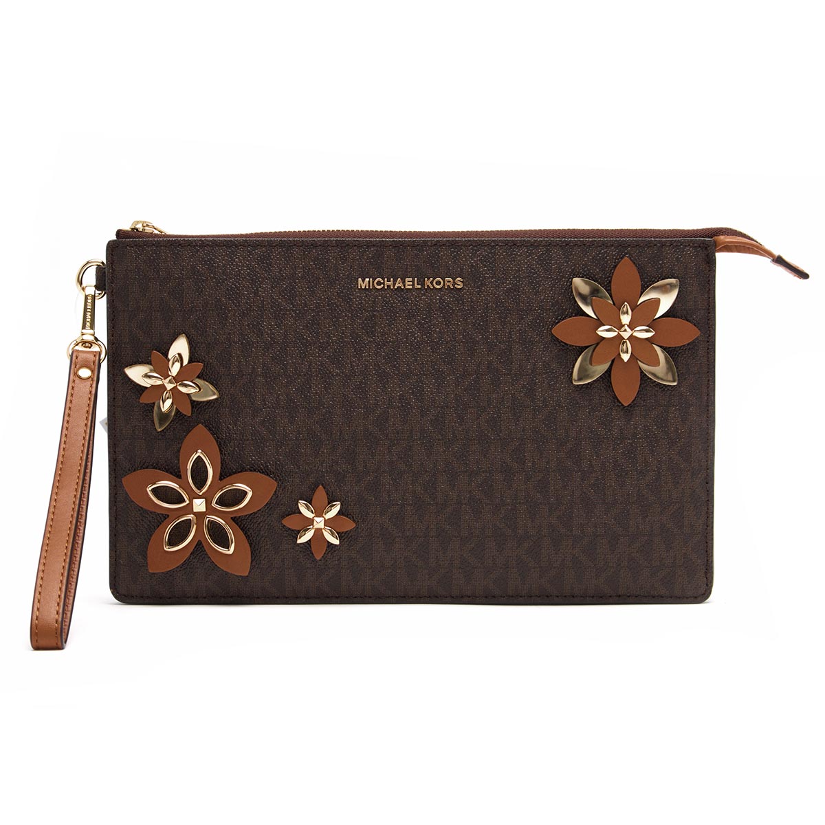 MICHAEL KORS ゴールド クラッチバッグ Michael Kors Carmine Medium East West Shoulder Bag | Dillard's