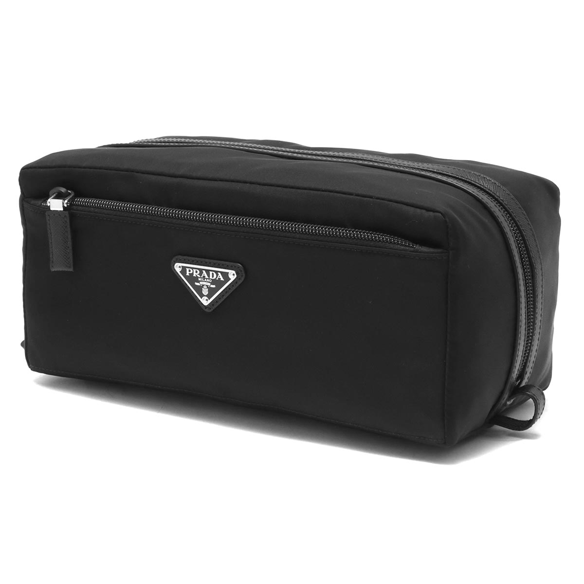 楽天市場 プラダ セカンドバッグ クラッチバッグ トラベルポーチ バッグ メンズ レディース テスート サフィアーノ 三角ロゴプレート ブラック 2na029 064 F0002 21年春夏新作 Prada ブランドショップ ブルーク