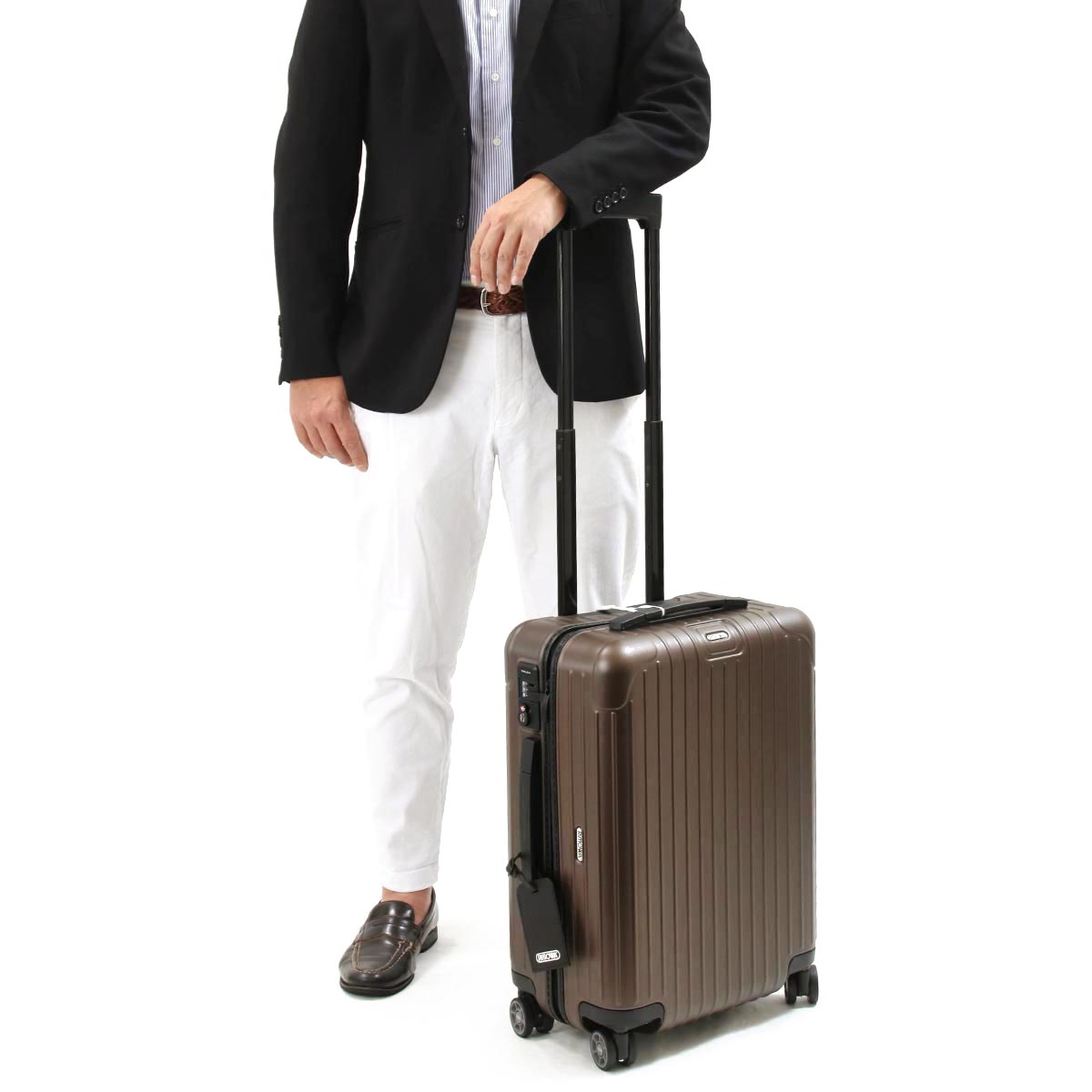 リモワ レディース スーツケース 旅行用バッグ バッグ バッグ メンズ メンズ レディース サルサ キャビン Electronic 37l 1 3泊 ブロンズブラウンマット 810 53 38 4 Rimowa ブランドショップ ブルーク 送料無料 リモワ Rimowa バッグ スーツケース 810 53 38 4 新品