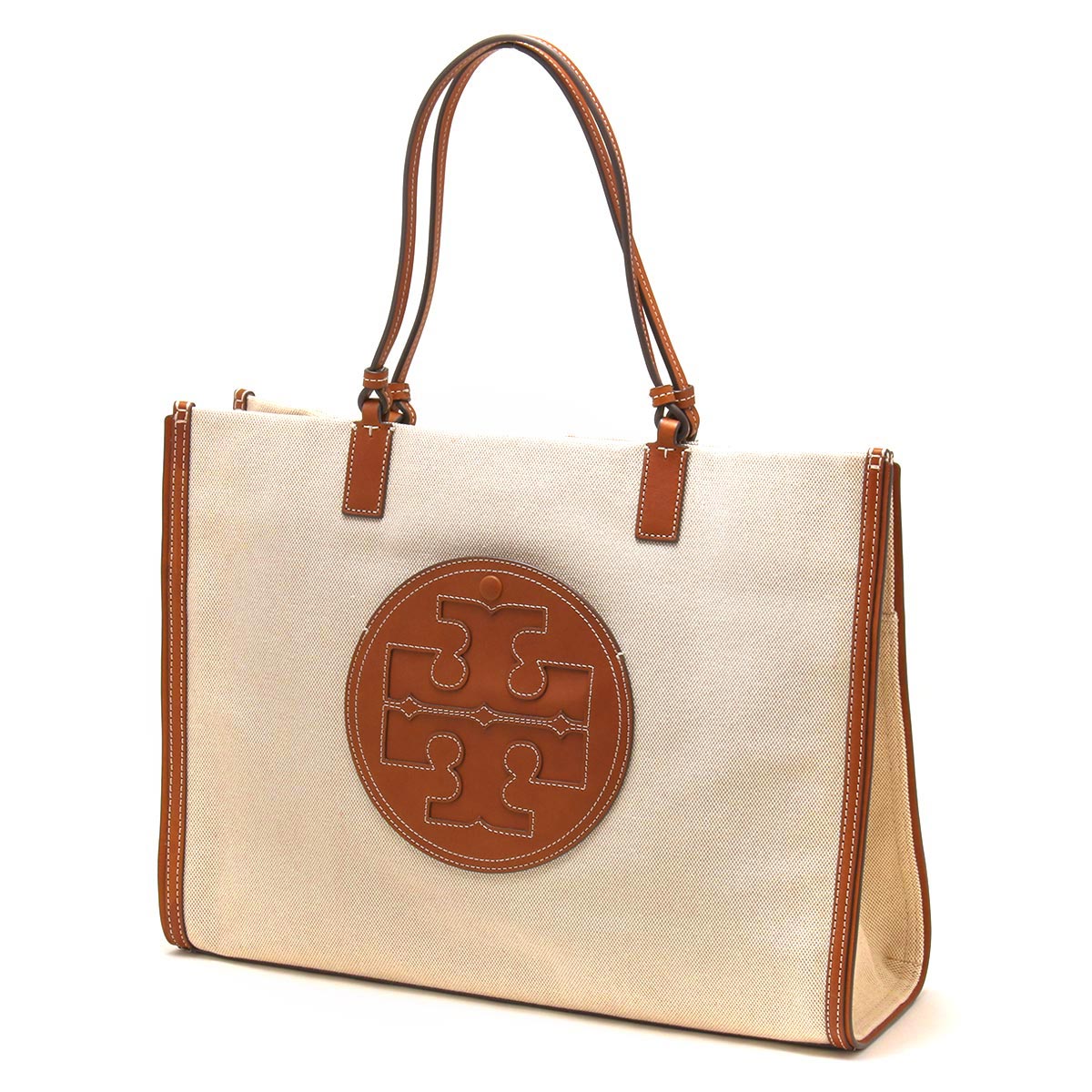 TORY BURCH◇トートバッグ PVC ブラウン バッグ | maxwellcenter.com