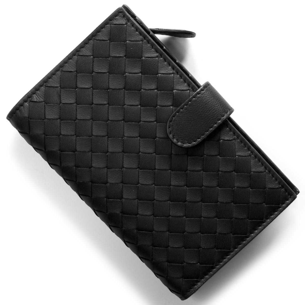 楽天市場 ボッテガヴェネタ ボッテガ ヴェネタ 二つ折り財布 財布 メンズ レディース イントレチャート ブラック V001n 1000 Bottega Veneta ブランドショップ ブルーク