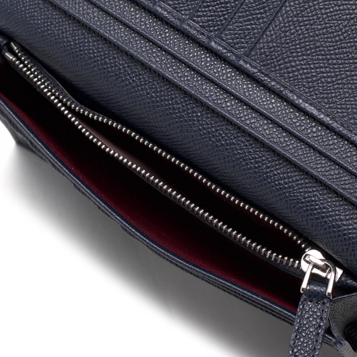 ブルガリ 頭人がま口 財布 メンズ ブルガリブルガリ マン なめし革 デニム青碧 2811 Bvlgari Lapsonmexico Com