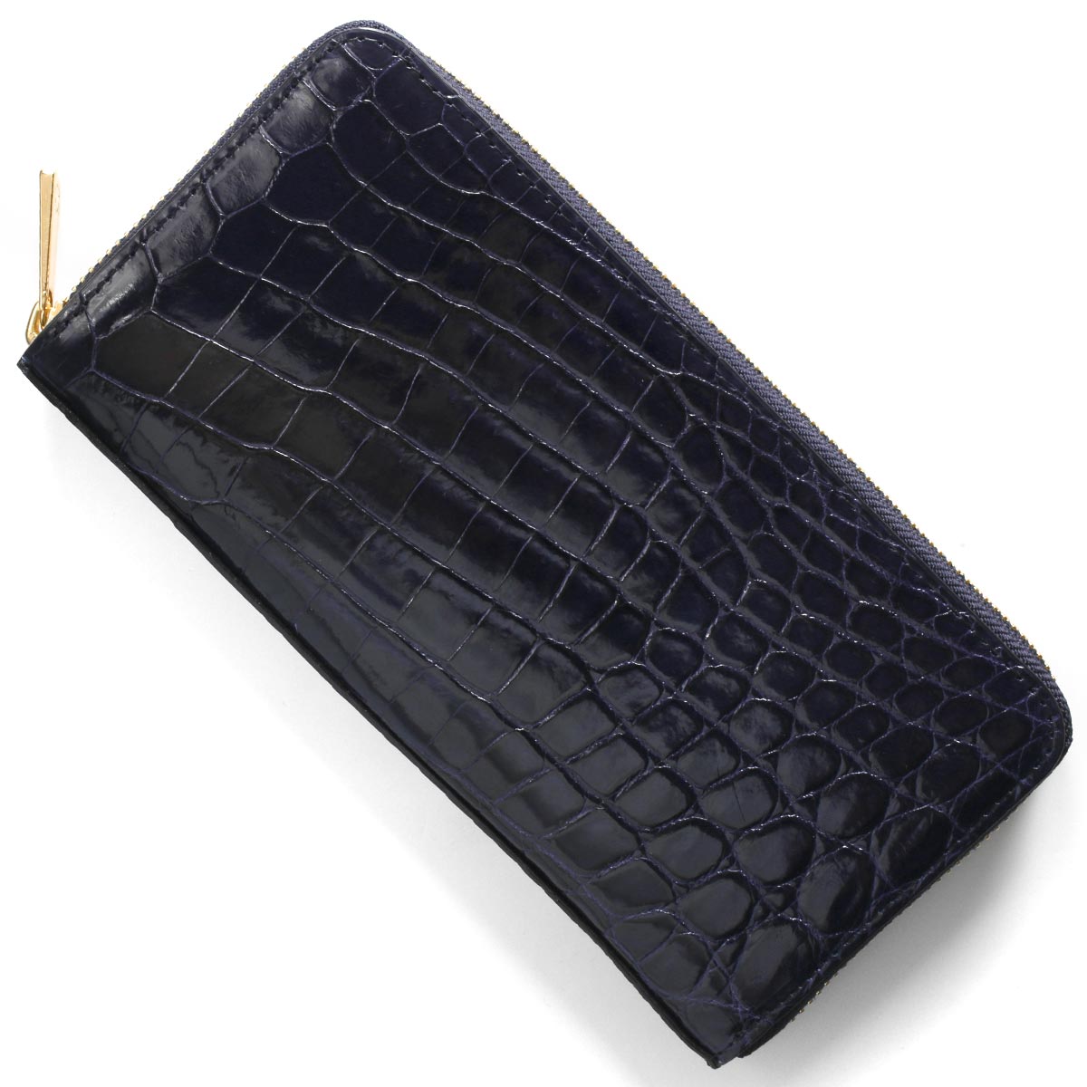 優先配送 本革 長財布 Leather Lnv Crs002hlg グロスネイビー クロコ レディース メンズ 財布 Lwlecrs002hlglnv Hamrahtrader Com
