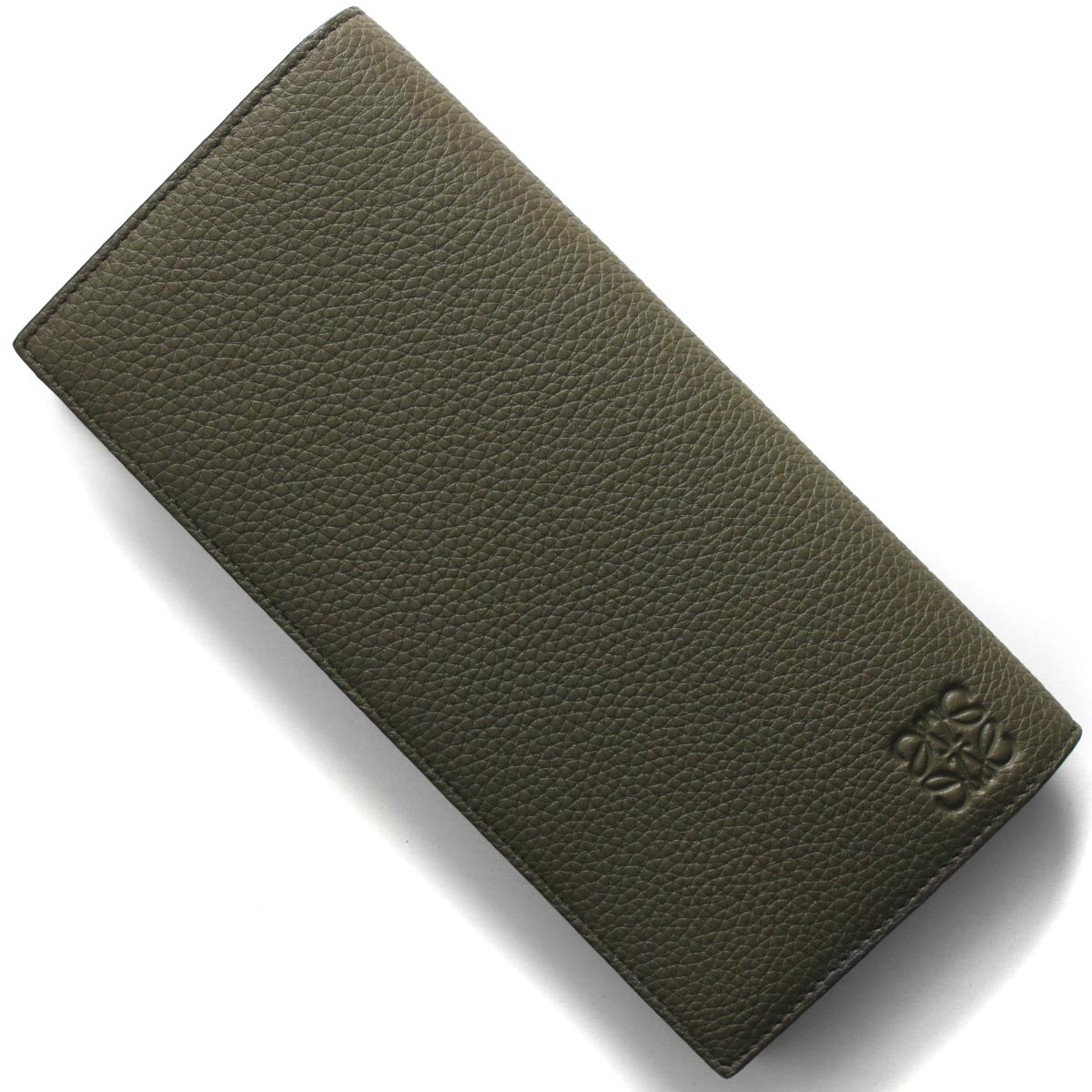 ロエベ チーフ紙入 財布 メンズ アナグラム ベルデカーキ新緑の色 ピーカンブラウン 124 U02 12 4557 Loewe 送料無料 ロエベ Loewe 財布 長財布 124 U02 12 4557 新品 Oaktreezambia Com