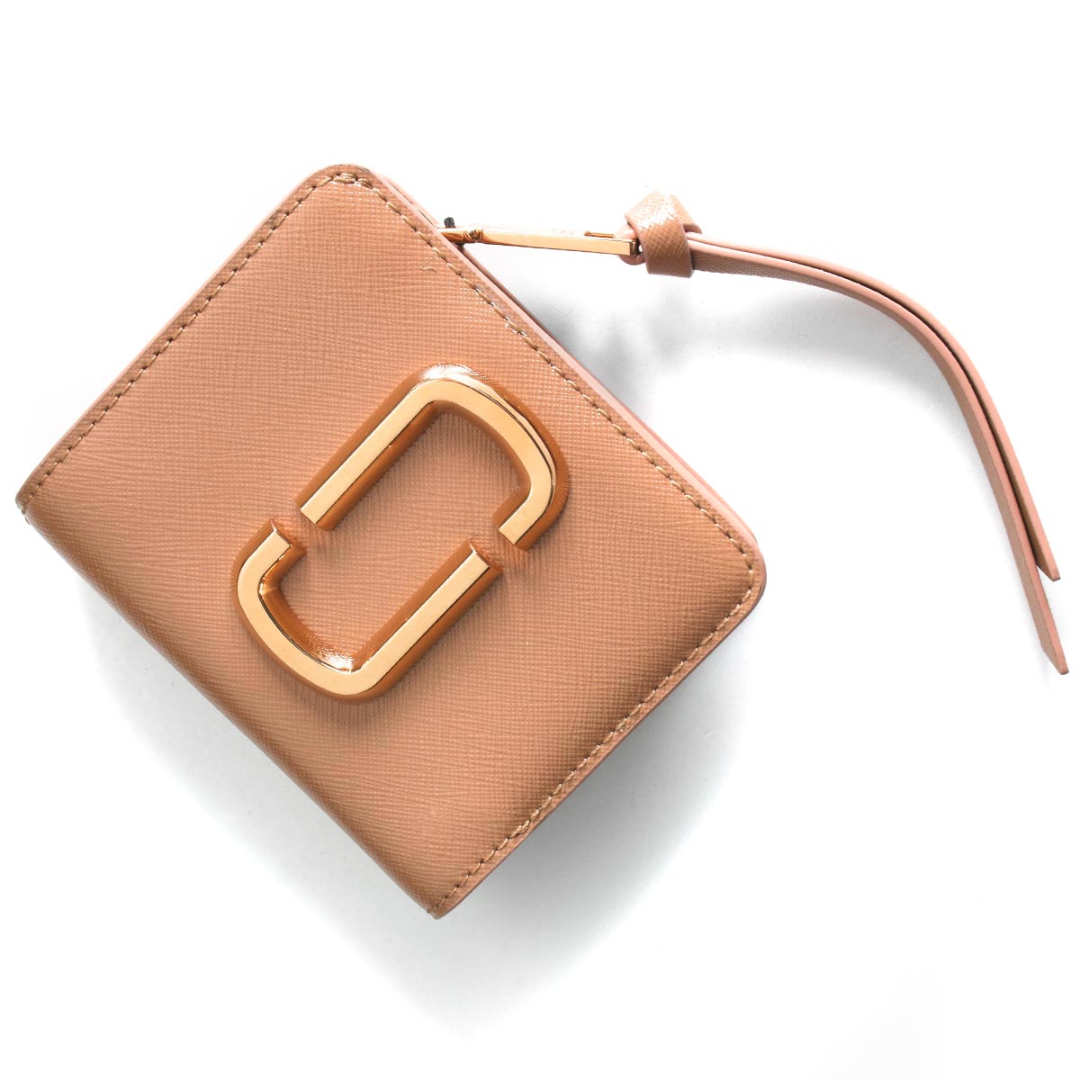 財布 マークジェイコブス スナップショット トゥー マッチ マッチ トゥー サンキストピンクベージュ 二つ折り財布 M M レディース ダイ 21年春夏新作 ダブルjロゴ 259 Marc Jacobs ブランドショップ ブルーク 送料無料 マークジェイコブス Marc Jacobs