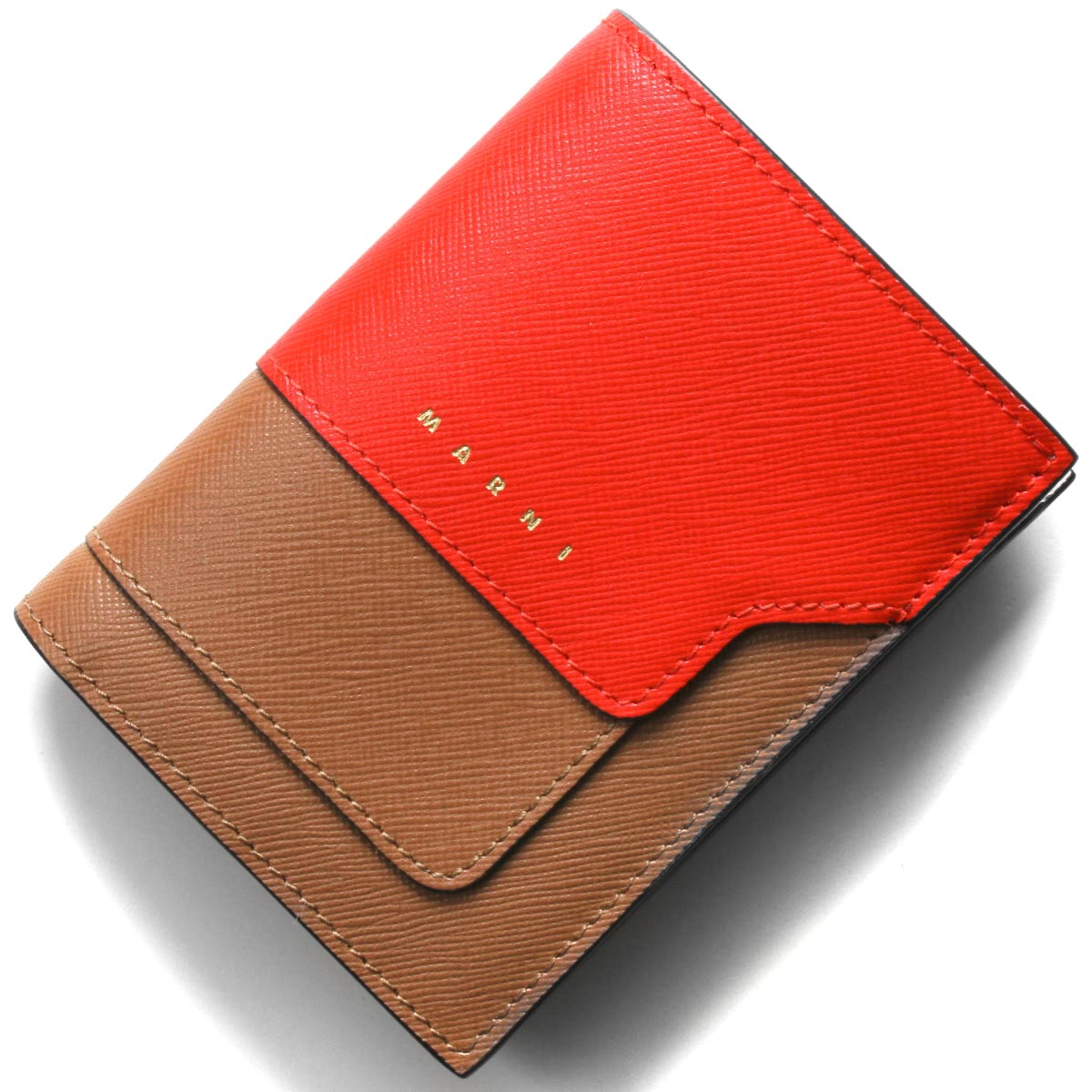 オープニング大放出セール 楽天市場 マルニ 二つ折り財布 ミニ財布 財布 レディース レッドオレンジ タバコブラウン ペリカンライトグレー Pfmoq14u11 Lv5 Z393n 21年春夏新作 Marni ブランドショップ ブルーク 予約販売品 Www Escoteirospr Org Br