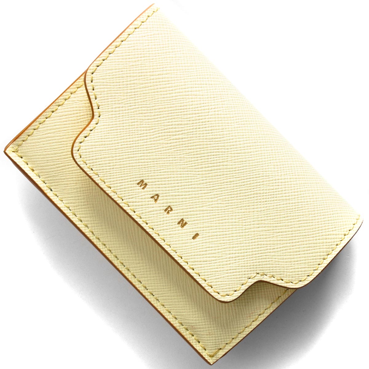 全国送料無料 レディース Pfmow02u07 Lv5 三つ折り財布 ミニ財布 レディース 財布 マルニ Lv5 財布 コーンイエロー ブラック デューンベージュ Z417m Marni ブランドショップ ブルーク 超歓迎された