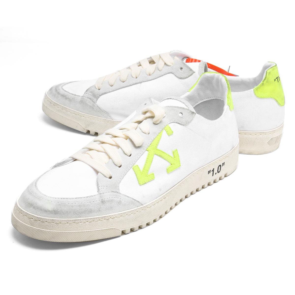 超人気の シューズ スニーカー 靴 オフホワイト メンズ Off White 0160 Omia042e19d ホワイト イエロー