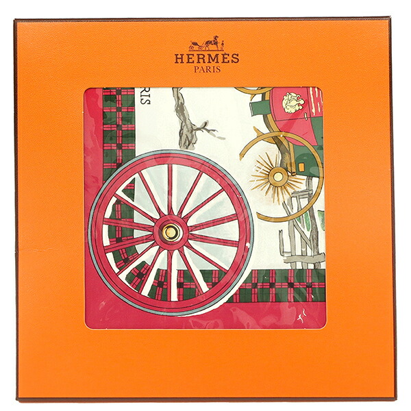 楽天市場】HERMES エルメス カレ90 スカーフ Les Voitures