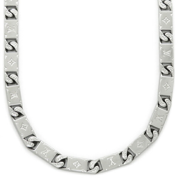 Louis Vuitton モノグラム タイドアップ ネックレス LOUIS VUITTON ネックレス タイドアップ モノグラム シルバー