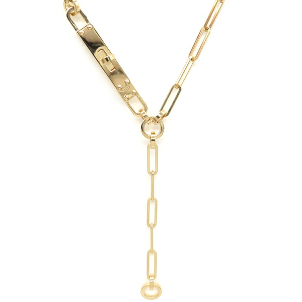 HERMES ゴールド チェーンモチーフ 楽天市場】エルメス ケリーチェーンラリアット ネックレス