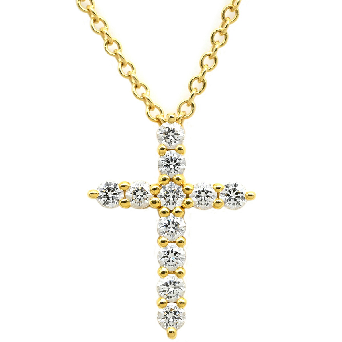 楽天市場】Tiffany&Co. ティファニーXペンダントクロスミニK18