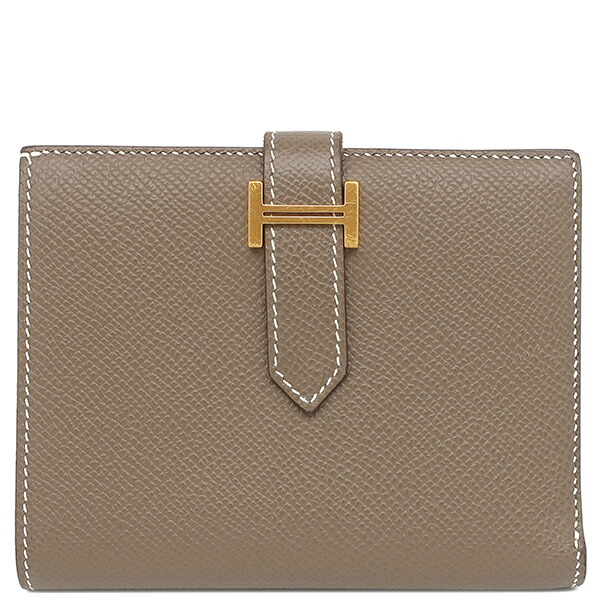 ゆう　エルメス　ベアンミニ エトゥープ　G金具 シェーブル 新品未使用 ゆう様専用 エルメス ベアンミニ エトゥープ G金具 シェーブル