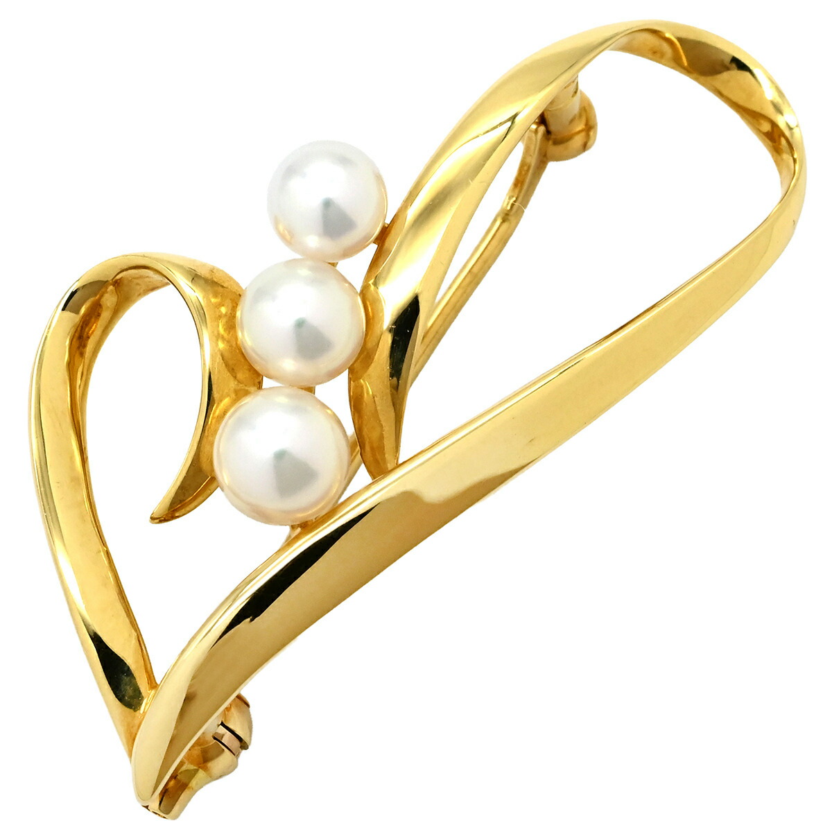 楽天市場】MIKIMOTO / ミキモト パールブローチ K14YG 5.8~7.8mm