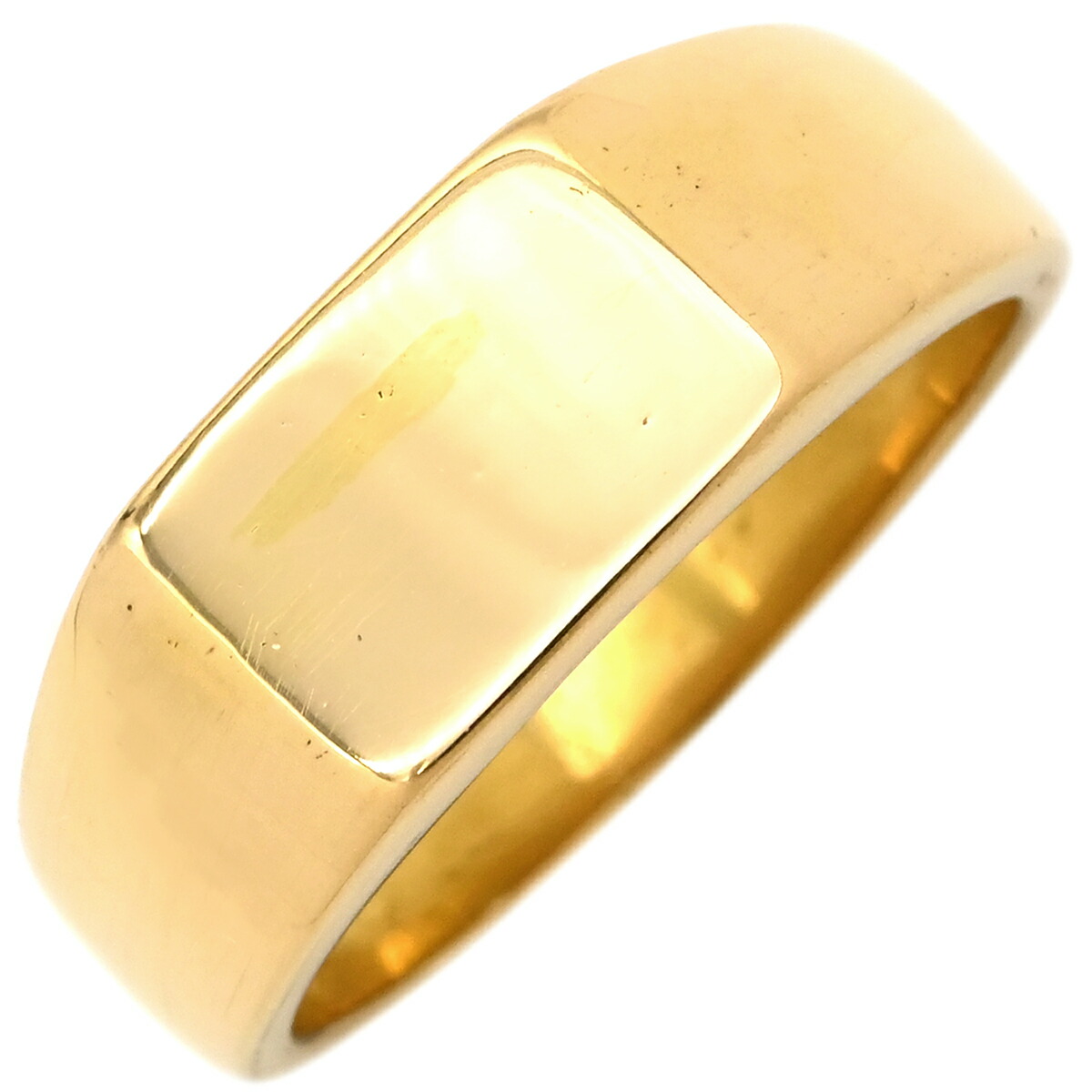 煮豆様尃用【新品未使用】k18リング 、男女兼用 Au750刻印 楽天市場】K18印台 25g 横長角印台リング : ユーマン貴金属